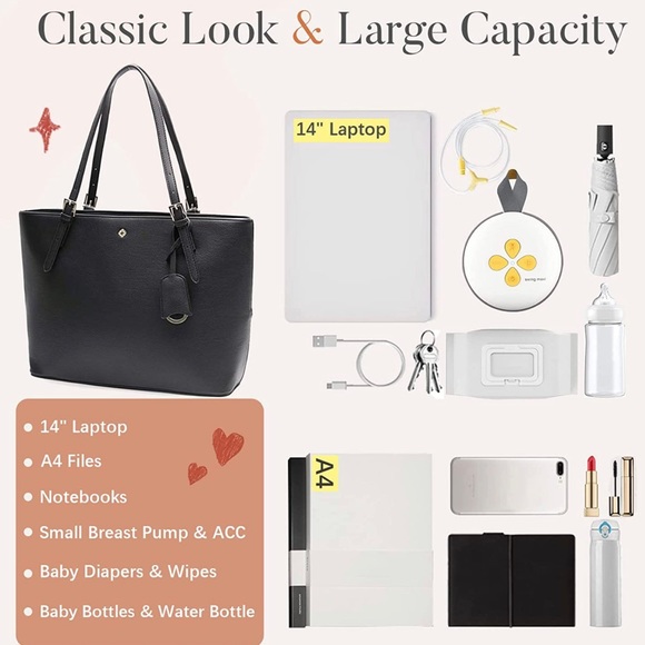 Diaper Bag Tote/Purse by Miss Fong - Picture 4 of 9